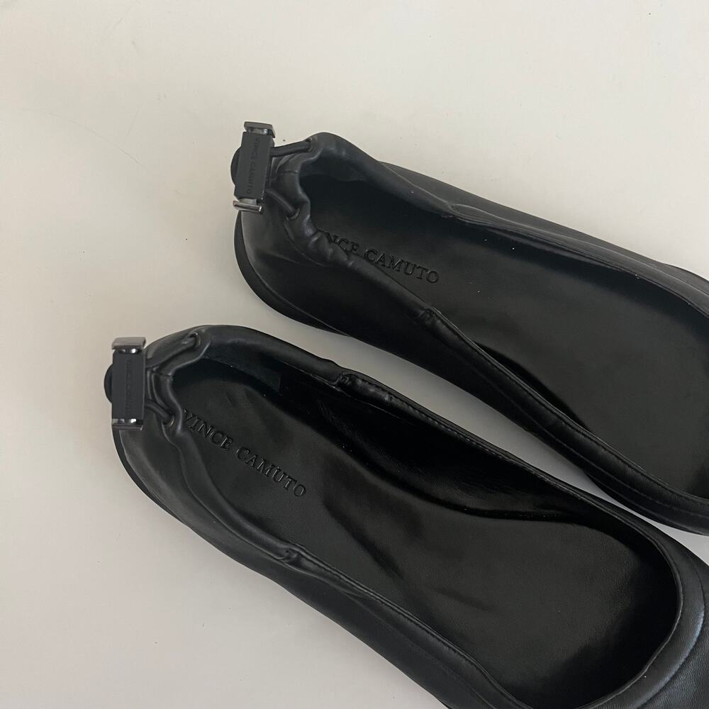 Vince Camuto 'Bendreta' Women's 8.5M Pointy Toe Leather Ballet Flat Comfortable - Picture 5 of 9